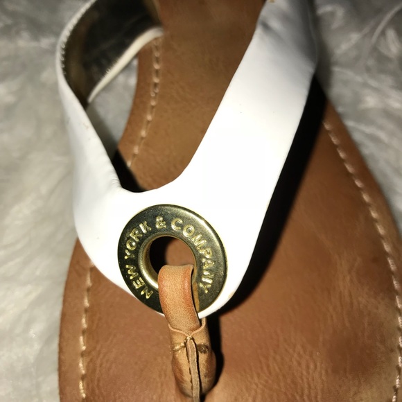 NY&C White Sandals - Picture 3 of 3